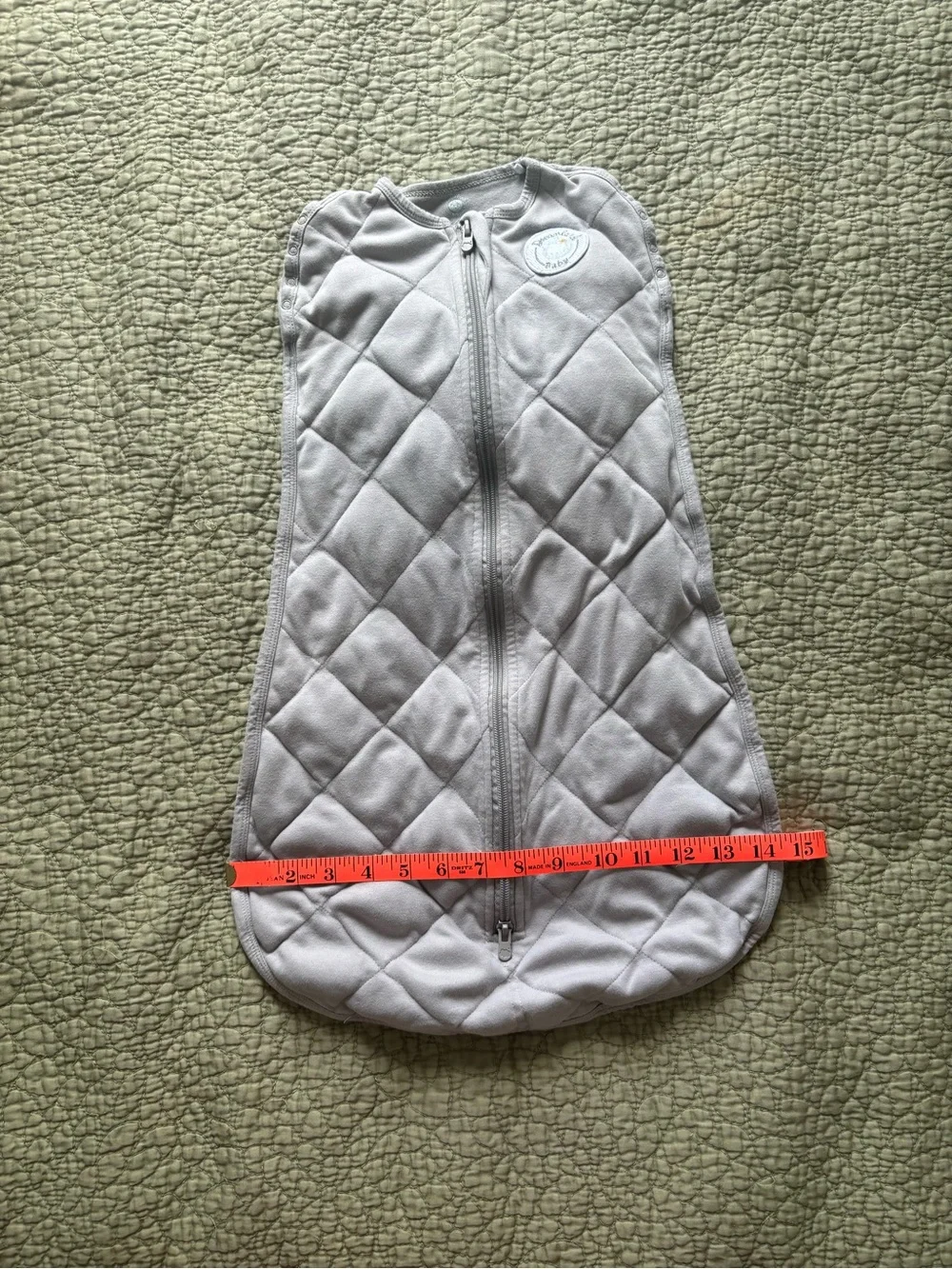 Dreamland Baby Weighted Sleepsack Moon Grey S (0-5 months)
